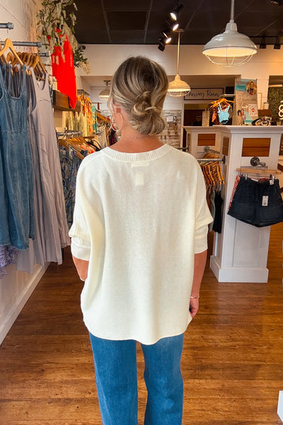 Rayna Lightweight Sweater - Pale Yellow