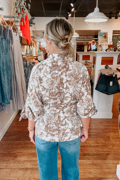Hildie Top - Brown
