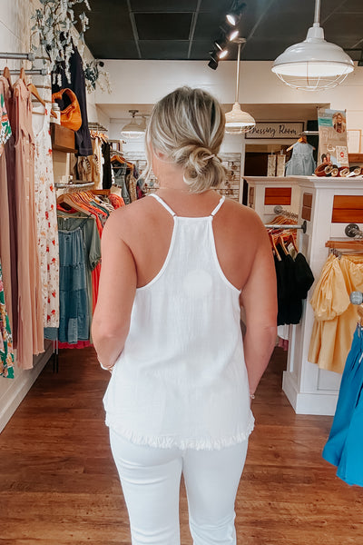 Macey Tank Top - Off white