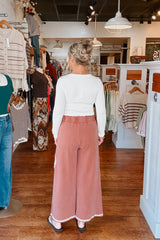 Peace Pants - Red Brown