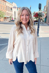 Cleo Button Down Top