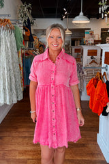Tilly Button Up  Dress