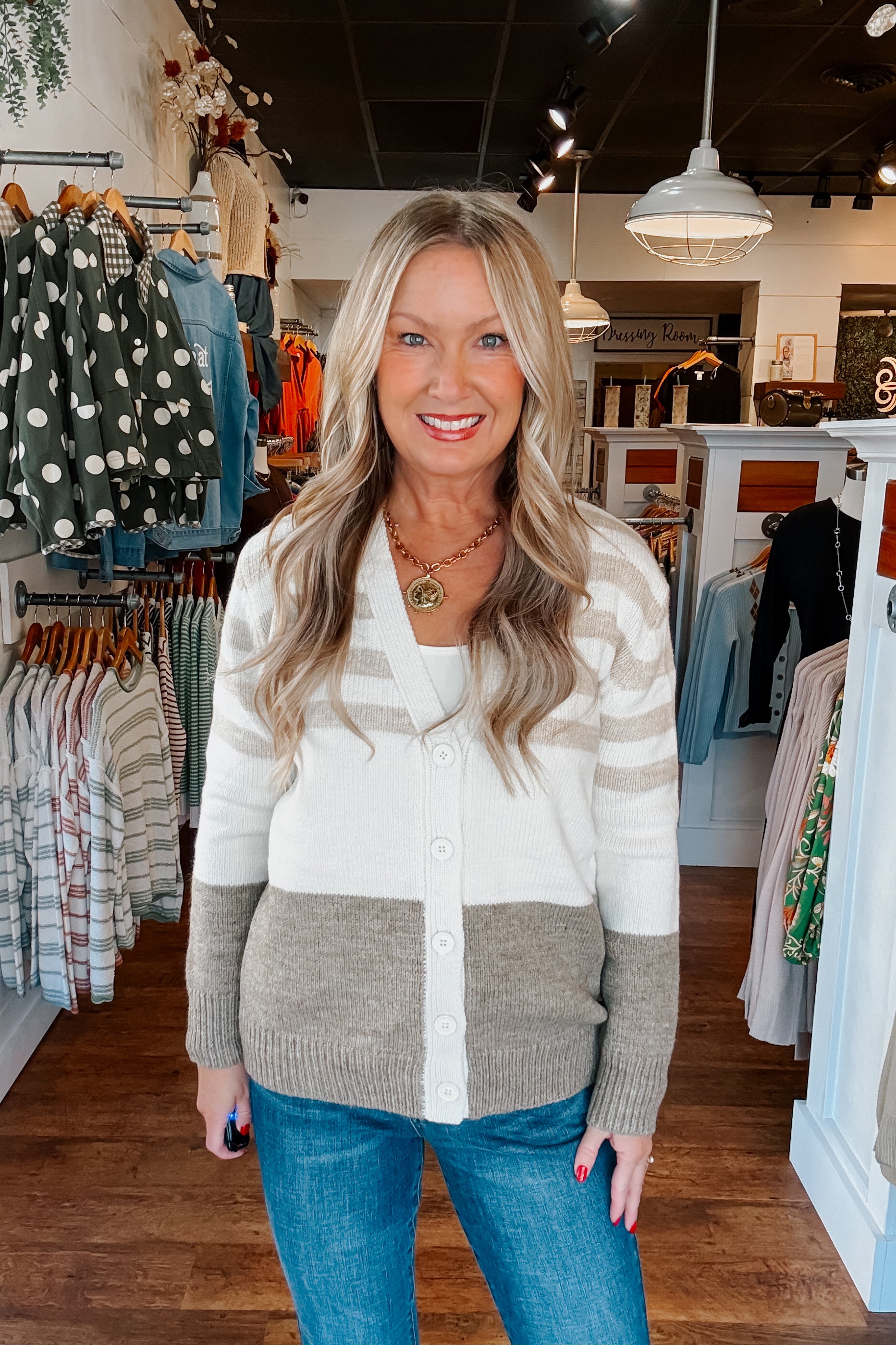 Zara Striped Cardigan