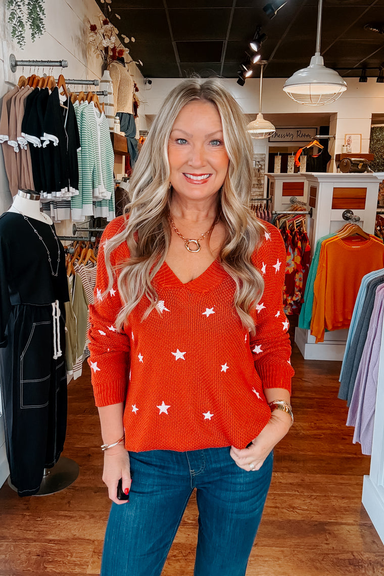 Star Pullover Sweater