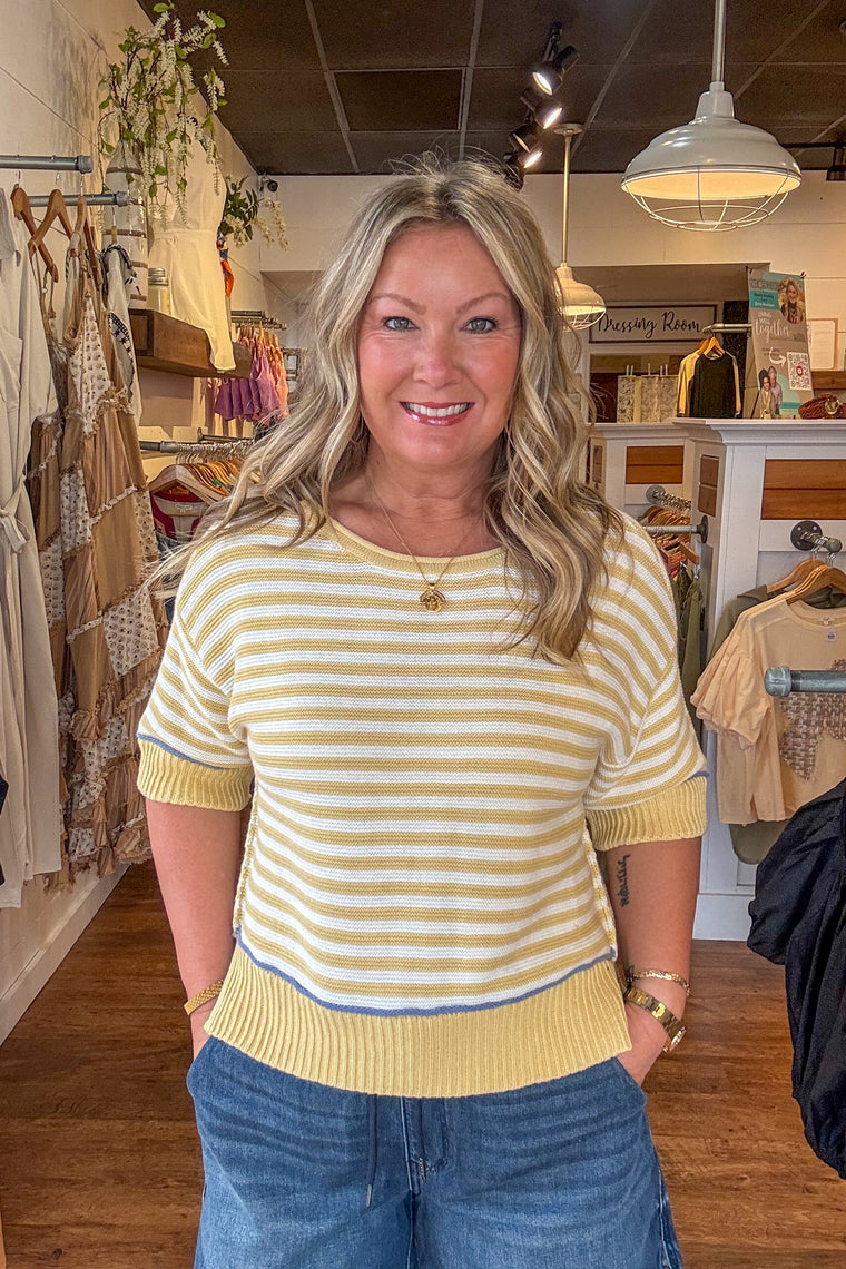 Blaire Striped Pullover