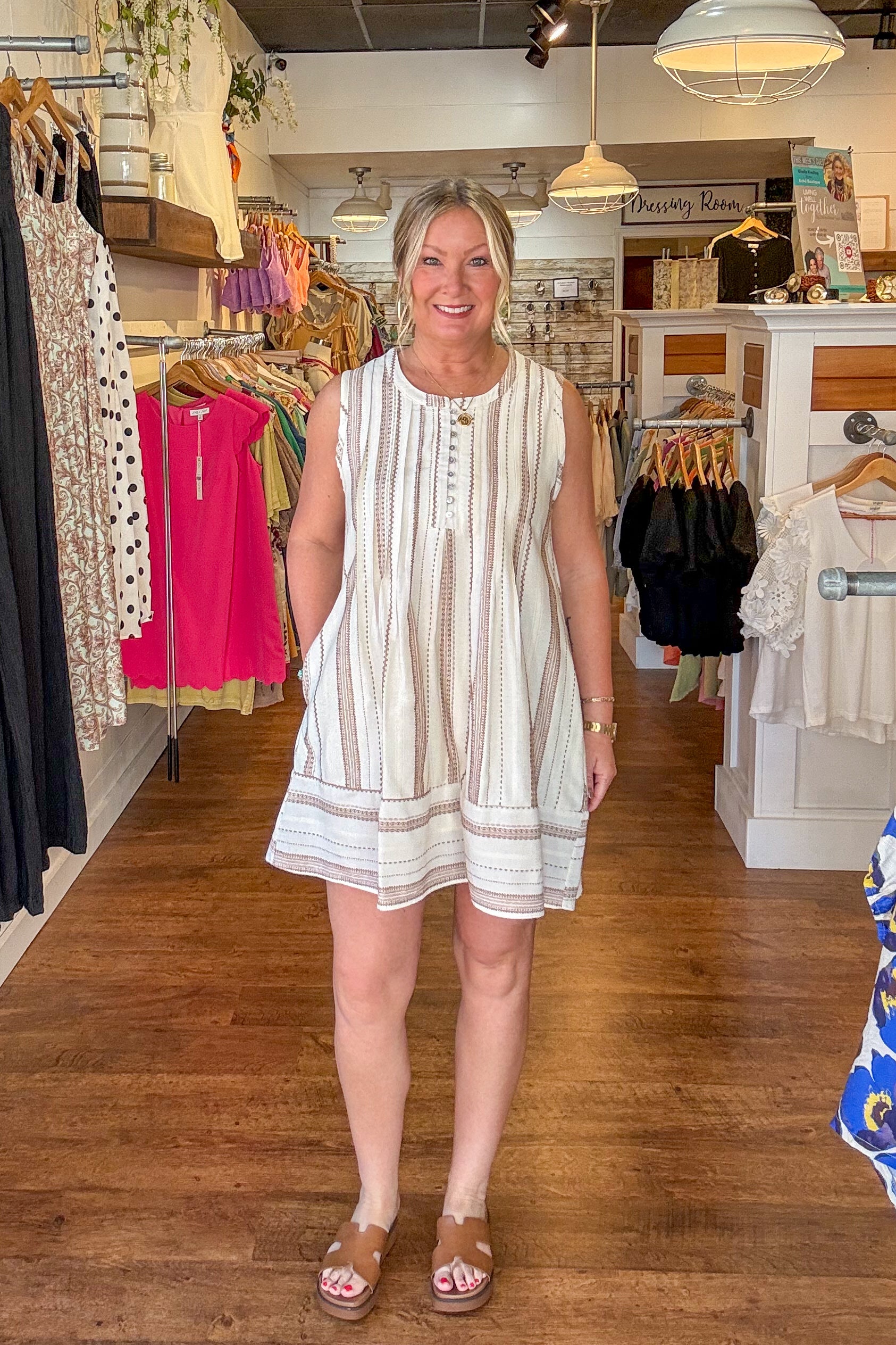 Penelope Pintuck Dress