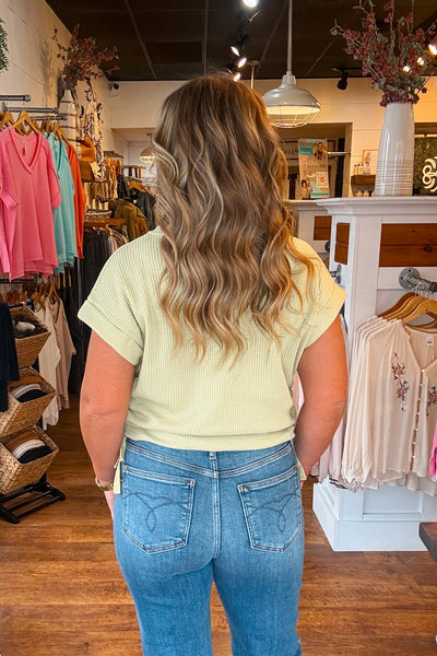 Harper Pullover - Avocado Green