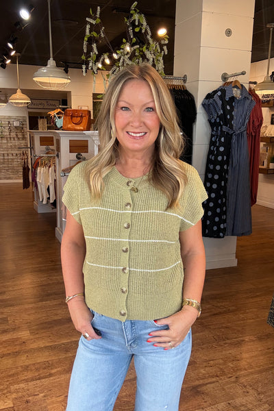 Juniper Striped Cardigan