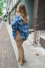 Vervet High Rise Flare Denim - Dark Tan