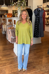 Rayna Lightweight Sweater - Green