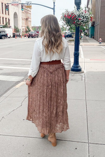 Winnie Lace Maxi Skirt