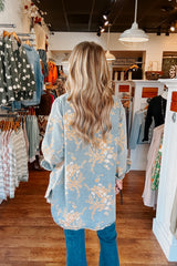 Tilly Floral Denim Top
