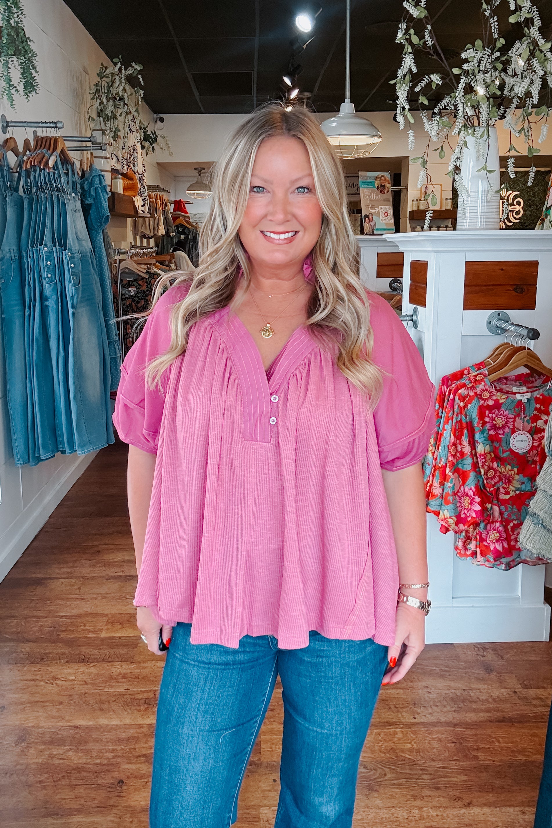 Mabel Pullover - Berry