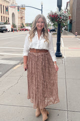 Winnie Lace Maxi Skirt