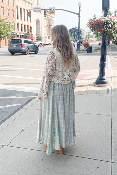 Imani Plaid Maxi Skirt