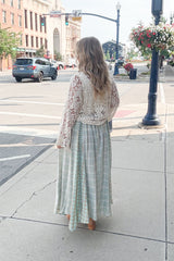 Imani Plaid Maxi Skirt