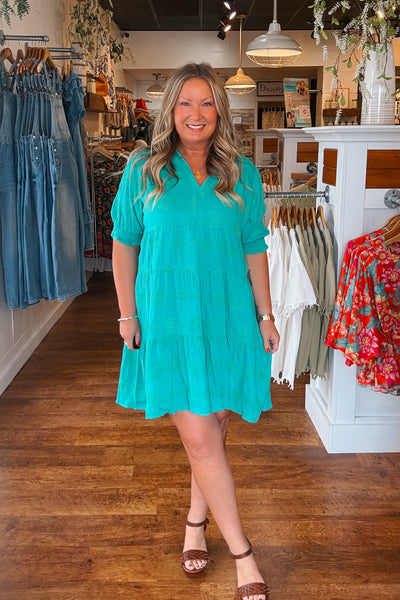 Dallas Mini Dress - Green