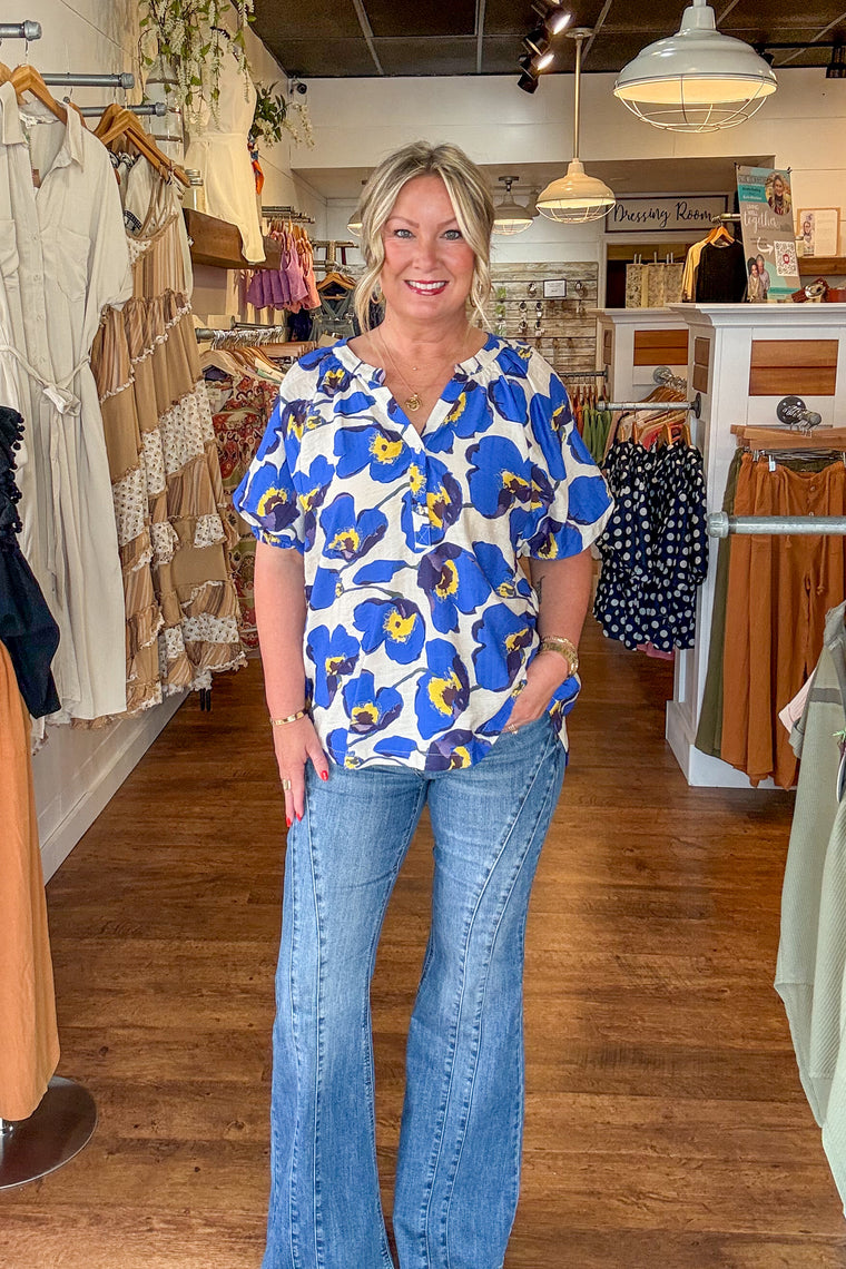 Vera Floral Top