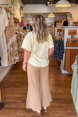 Salem Gauze Pants - Latte