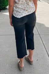 Judy Blue HW Wide Cropped Denim