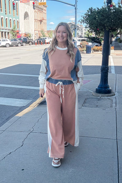 Murphy Color Block Pullover