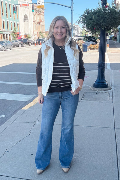 Madison Vest  - Ivory
