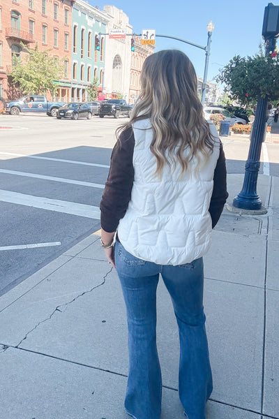 Madison Vest  - Ivory