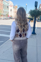 Gianna Argyle Sweater Vest