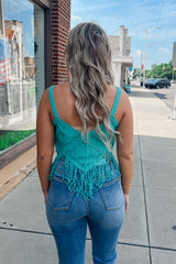 The Rayna Tank - Aqua