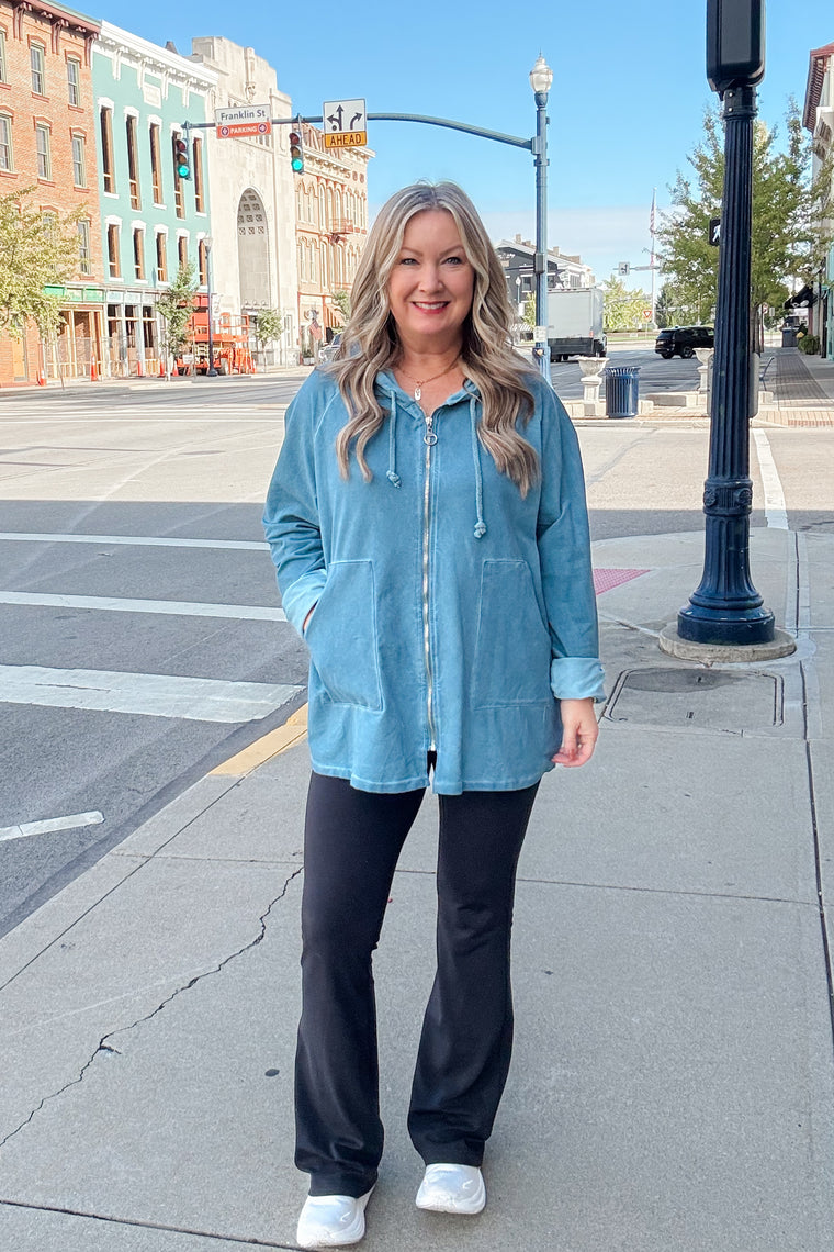 Demi Zip Up Hooded Jacket