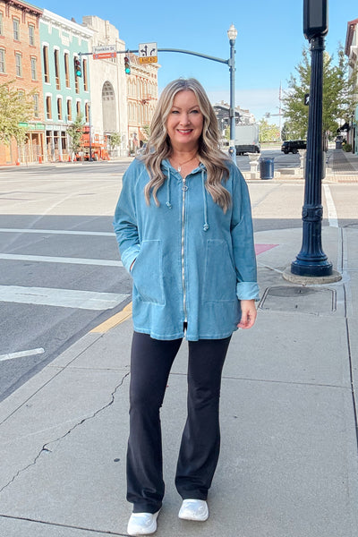 Demi Zip Up Hooded Jacket