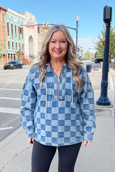 Baylor Checkered Hoodie