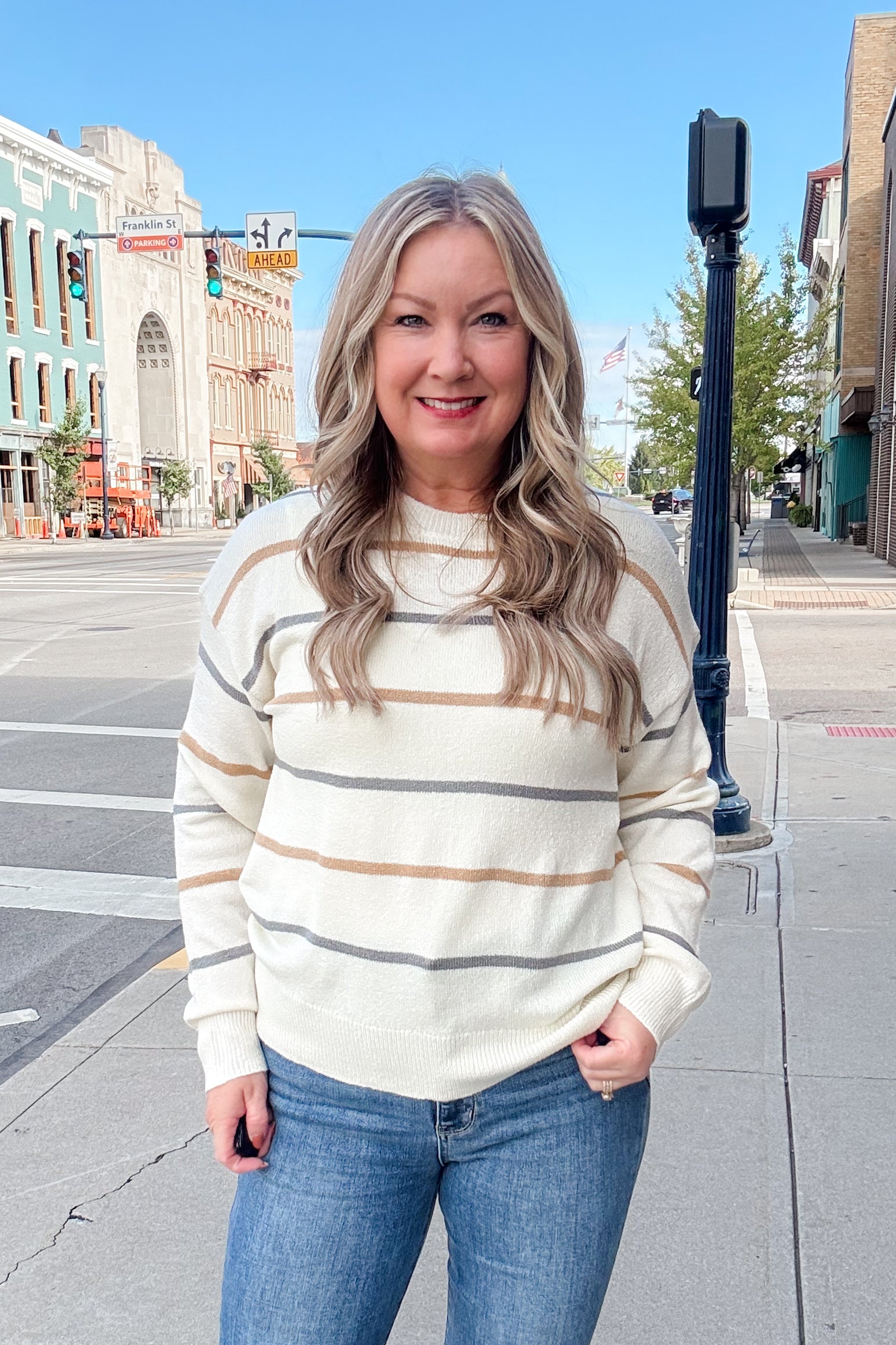 Marlow Striped Sweater