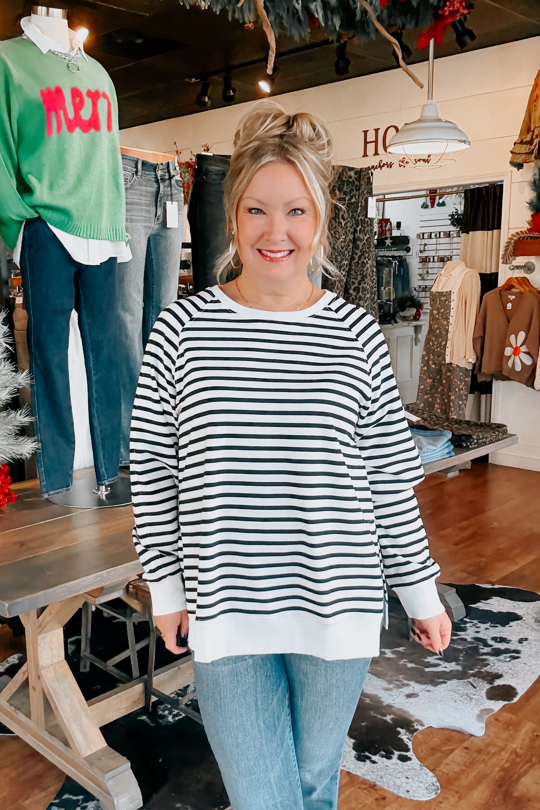 Valery Striped Sweatshirt