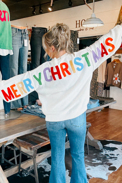 Ho Ho Ho MERRY CHRISTMAS Sweater