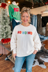 Ho Ho Ho MERRY CHRISTMAS Sweater