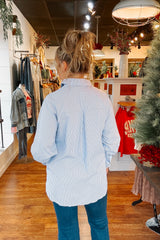 Chloe Striped Boyfriend Shirt