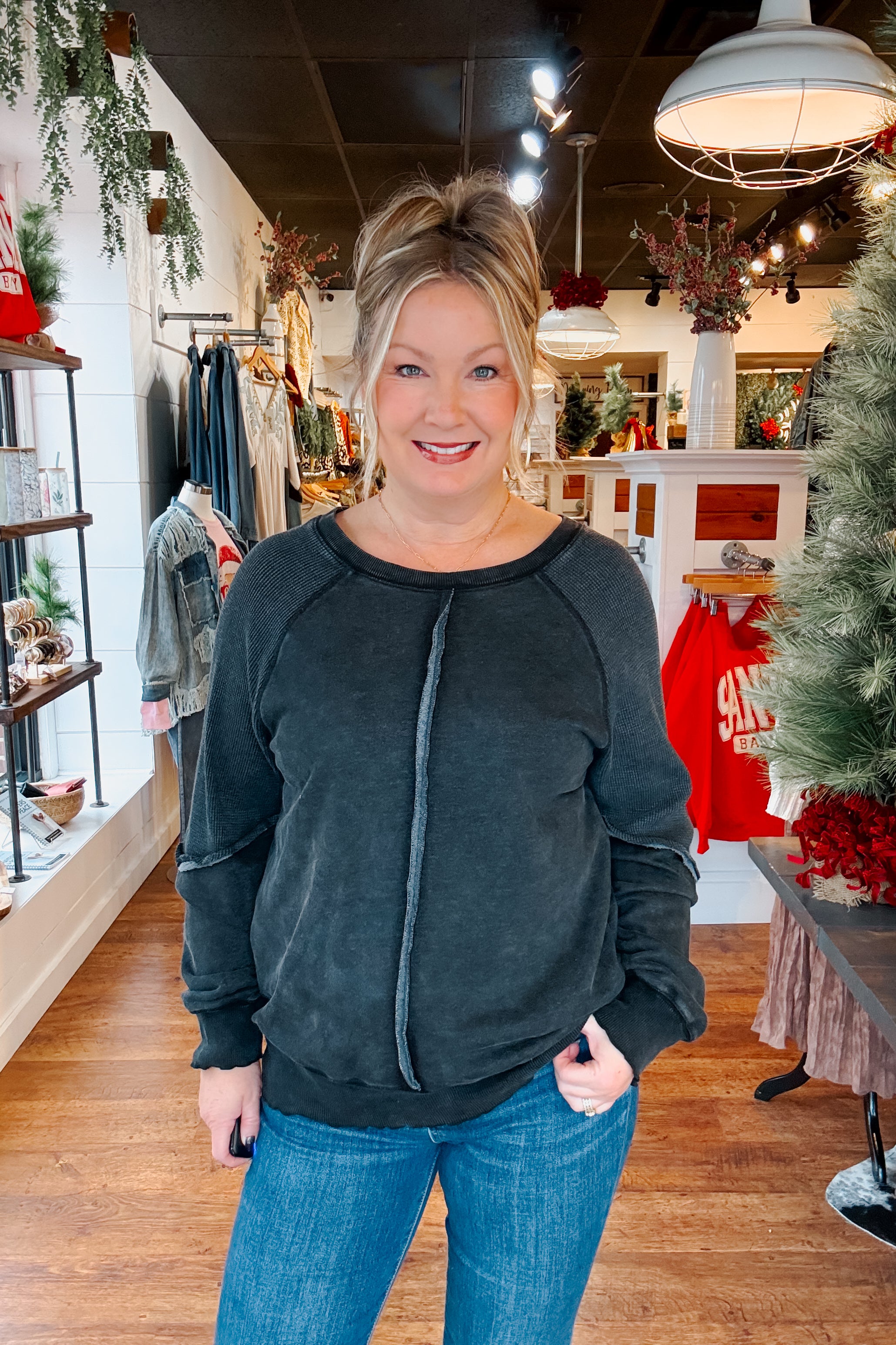 Ramona Patchwork Sweatshirt