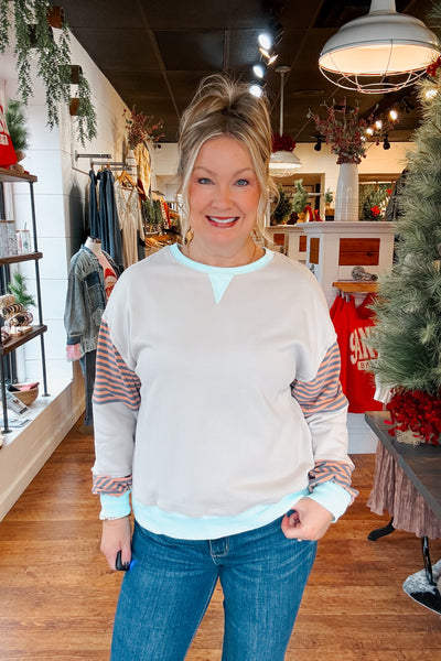 Ivey Striped Sweatshirt