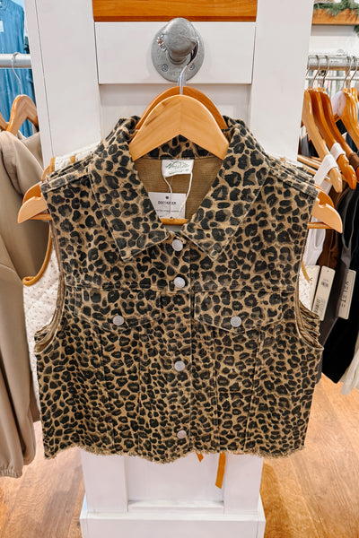 Shane Leopard Vest