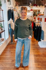 Risen Pintuck Detail Jeans