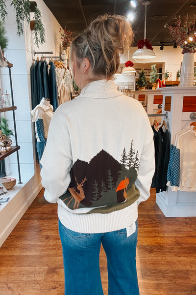 Camp Toggle Button Cardigan