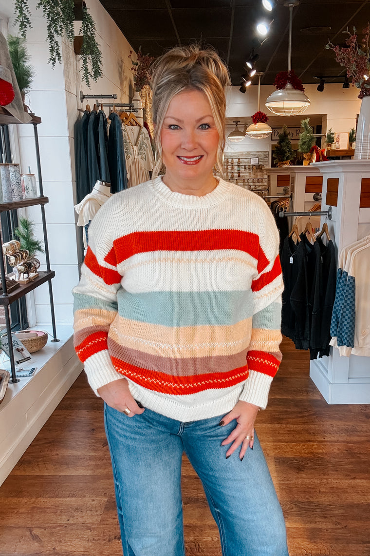 Denver Striped Sweater
