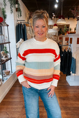 Denver Striped Sweater