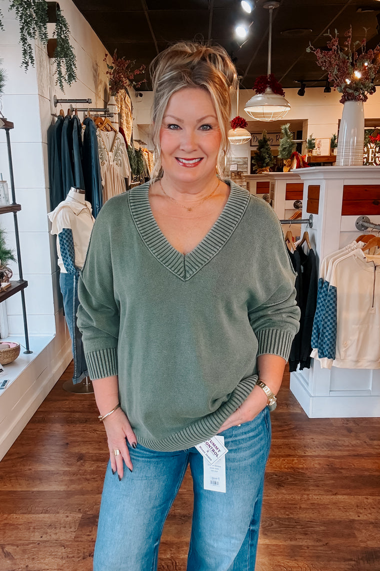 Bentley Pullover - Olive