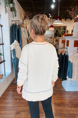 Indy Contrasting Stitch Sweatshirt