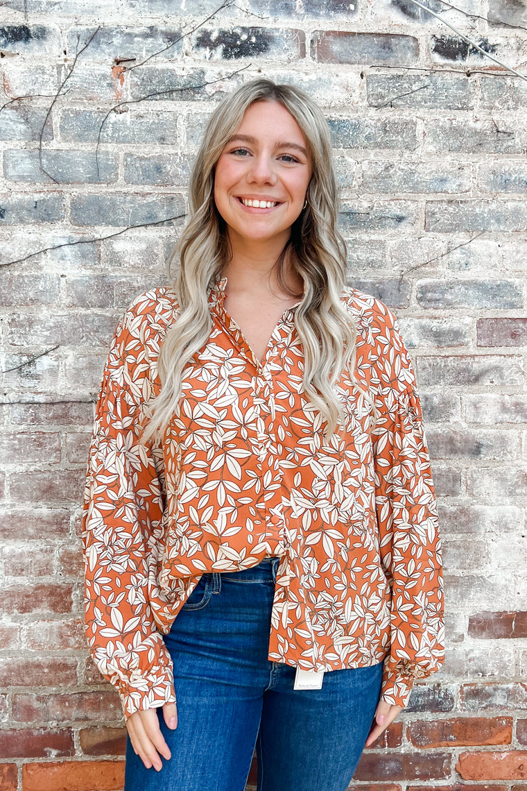 The Leighton Floral Pullover
