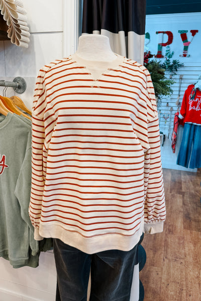 Maya Striped Pullover