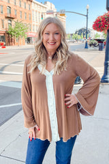 The Myla Pullover - Chocolate