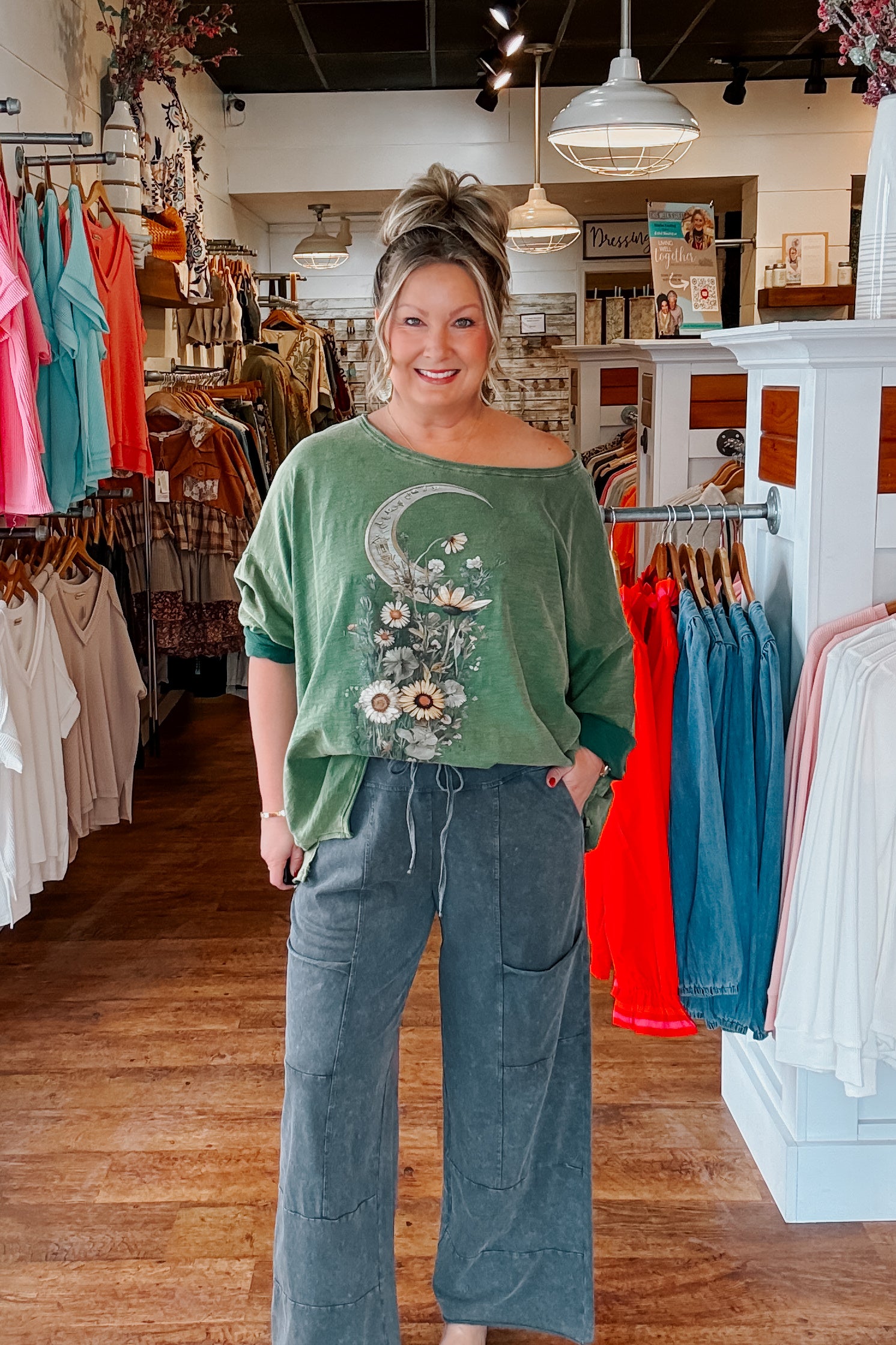 Mila Mineral Washed Pants